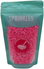 NCS Flamingo Shaped Edible Sprinkles – Hot Pink Cupcake, Cake & Cookie Decorations, 8 oz
