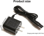 LinMei HQ8505 Power Cord for Philips QP6520 QP6530 MG7750 MG5750 3000 5000 6000 7000 9000 Series Electric Beard Trimmer, Shaver and Groomer