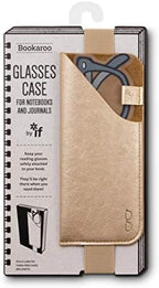 Bookaroo Glasses Case-Metallic Gold