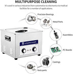 NICHOY Ultrasonic Cleaner with Heater and Timer,Digital Sonic Cavitation Machine,Stainless Steel Jewelry Cleaner for Professional Tool Watch Glasses Cleaning(Color:A,Size:6.5L)