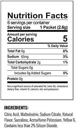 Orange Crush- Powder Drink Mix - Sugar Free & Delicious, Makes 72 flavored water beverages
