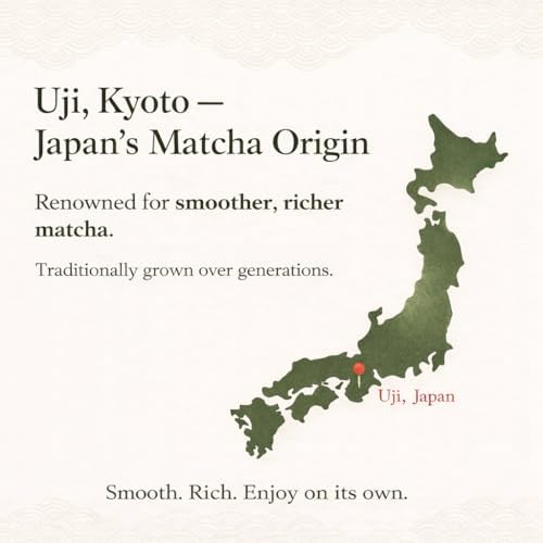 Japanese Ceremonial Grade Matcha Powder – USDA Organic | 3oz Tin | Smooth Taste with Low Bitterness | Calm, Clear Energy | Pure Matcha