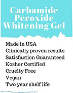10 Syringes (3ml) New Strongest 44% Carbamide Peroxide Teeth whitening Gel (Mouth Trays NOT Included)