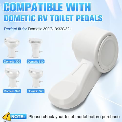 Xastro Upgraded RV Toilet Flush Pedal Replacement for Dometic 300/310/320/321 Foot Pedal Repair Complete Kit for Dometic RV/Camper Toilets
