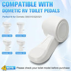 Xastro Upgraded RV Toilet Flush Pedal Replacement for Dometic 300/310/320/321 Foot Pedal Repair Complete Kit for Dometic RV/Camper Toilets