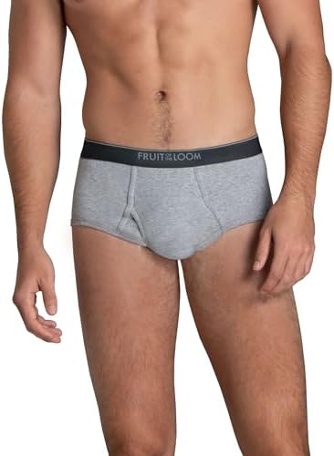 Men's Breathable Cotton Micro-Mesh Briefs, Assorted 4 Pack