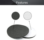 Utoolmart 7 Inch Scrubber Scouring Pads 1000 Grits Drill Scuffing Disc Hoop and Loop Surface Conditioning Disc Replacement Scrub Pads Gray 6Pcs