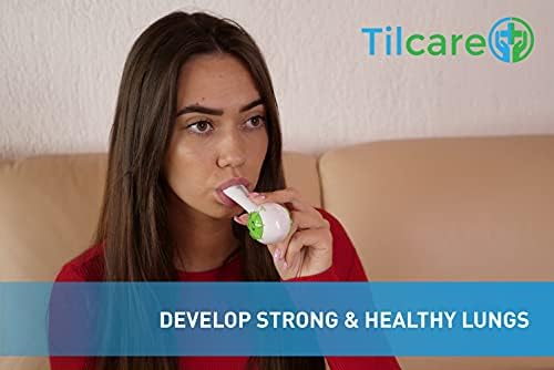Breathing Trainer & Lung Trainer - Ideal Breathing Exercise Device for Lungs, Effective Breather Device & Lung Exerciser Device, Best Breathing Device & Lung Strengthener, Tilcare Respiratory Trainer