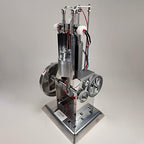 J31008 Single Cylinder Four Stroke Gasoline Engine Model Internal Combustion Demonstration Teaching Tool for Physics STEM Education