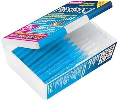 Piksters Interdental Brushes, 40 pk, Size 5, Interdental Tooth Brush for Large Gaps, Gum Soft Bristles for Plaque Removal, Safe for Braces