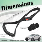 2PCS Adjustable Car Door Handle,2026 New Car Handle Assist with Non-Slip Handles & Locking Buckle,Portable & Detachable Vehicle Support Handles for Most Trucks,SUVs