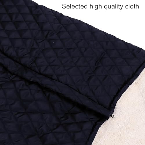 DaoGeSir Wheelchair Blanket for Warmth and Comfort, Lower Body Wheelchair Cover Blanket Leg Cover Zipped Thicken Warm Wheelchair Wrap Blanket Wheelchair Warmer Cover Blanket Leg Blanket