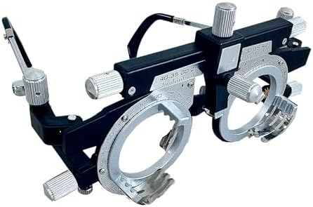 Optical Trial Lens Frame Optometry Universal Fully Adjustable Optical Lightweight Trial Lens Frame for Optometry and Optician Glasses Testing and Fitting TF-P50L