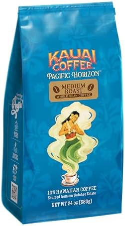 Kauai Coffee Koloa Estate Medium Roast - Whole Bean Coffee, 24 oz. Package