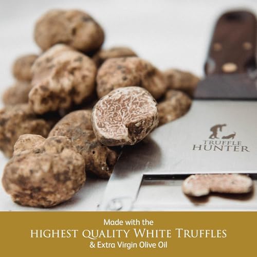 TruffleHunter - White Truffle Oil - Extra Virgin Olive Oil for Cooking & Seasoning - 8.45 Oz
