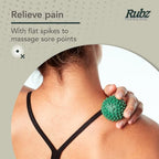 Due North Industrial Rubz Foot, Hand & Back Massage Ball, Relief from Plantar Fasciitis, Green