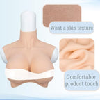 Silicone Breast SIlicone Breastplate C-G Cup Breast Forms Fake Breast For Crossdresser Transgender Dragqueen
