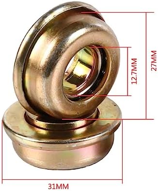 4 Pack Wheelchair Fork Bearing Replacement Bearings for Wheel Front Fork Drive Repair Parts Wheel Chair (ID 1/2 inch 12.7 * 27 * 31 MM)
