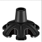 Cane Tips 3/4 Inch Heavy Duty, Self Standing Rubber Walking Cane Tip Cane Stand, 6 Support Rubber Foot for Walking Canes, Walking Sticks, Folding Canes