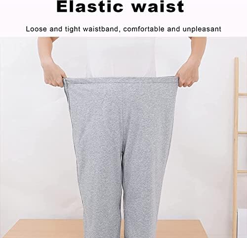 Full Open Old Age Incontinence Pants Easy to Wear & Take Off Patients Care Trousers Elderly Open Crotch Pants,Long Pants,M