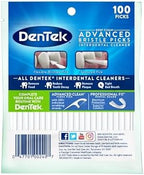 DenTek Deep Clean Bristle Picks, Removes Food & Plaque, 100 Count (Pack of 3)