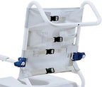 Invacare 1470081 Aquatec Ocean Ergo Shower Wheelchair withChest Safety Belt