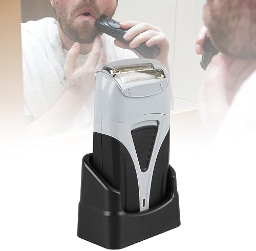 Men Reciprocating Electric Reciprocating Cordless Precision Beard Trimmer, Electric for Travel Case