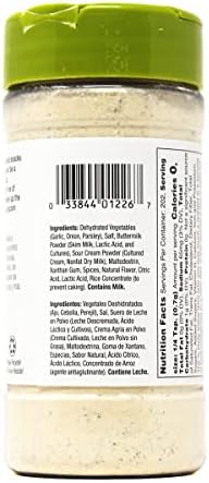Badia Ranch Seasoning Powder, 5 oz – All-Purpose Ranch Flavor for Dressings, Dips, Meats, Vegetables & Snacks