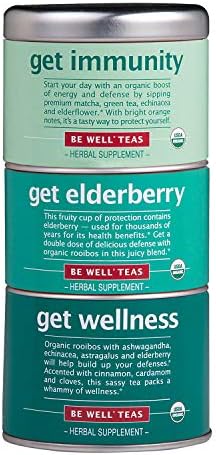 The Republic of Tea: Wellness Stackable Tin Herbal Tea, 42 Tea Bags