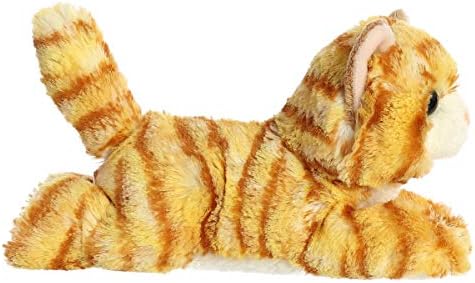 Aurora® Adorable Mini Flopsie™ Ginger Cat™ Stuffed Animal - Mini Companions Ready for Playful Adventures - for Kids All Ages, Toddlers, Adults, and Families - Orange 8 Inches