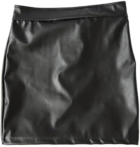 Women Leather Skirt Exposed Butt Skirt Patent Leather Butt Lifter Short Buttocks Sexy Lingerie Clubwear Party