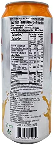 Iberia Mango Juice Drink, 16.57 Fl Oz(Pack of 12)