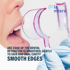 LA MIERE Dental Cheek Retractor C Shape Mouth Opener Size S,M,L, Pack of 3, Pink