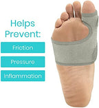 Vive Bunion Brace (Pair) - Big Toe Corrector Straightener with Splint - Hallux Valgus Pad, Joint Pain Relief, Alignment Treatment - Orthopedic Sleeve Foot Wrap Support for Men and Women (Gray)