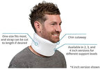 FitPro 3" Foam Cervical Collar, Amazon Exclusive Brand, White -FP10003