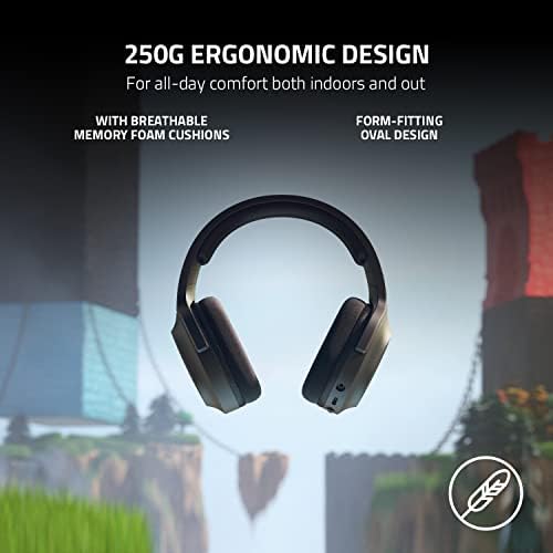 Razer Barracuda X Wireless Gaming & Mobile Headset (PC, PlayStation, Switch 2, Android, iOS): 2.4GHz Wireless + Bluetooth - Lightweight - 40mm Drivers - Detachable Mic - 50 Hr Battery - Black