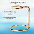Shaving Brush Holder, Brush Stand Men Shaving Brush Stainless Steel Stand Holder for Salon Home Travel Use