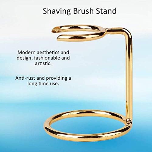 Shaving Brush Holder, Brush Stand Men Shaving Brush Stainless Steel Stand Holder for Salon Home Travel Use