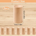 8Pcs Passive Diffuser, Wood Diffuser for Essential Oils, Car Oil Diffuser Suitable for Home and Office Spaces