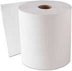 GENERATIONS CONSUMER 1820 Hardwound Roll Towels, 1-Ply, White, 8" x 800ft, 6 Rolls/Carton