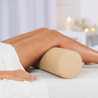 EarthLite Massage Bolster Pillow Full Round – Durable, Easy to Clean 100% PU Upholstery incl. Strap Handle/Professional Quality CFC-Free/Back Pain Relief