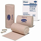 Hartmann Deluxe Elastic Bandage, 6" x 5 yd, Single Roll, Latex Free, Skin Safe Bandage for Wrapping Wounds, Holding Gauze, and Other Dressings in Place, Cotton Yarn Bandage