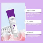 New 7-Pro Intensive Toothpaste | Upgraded Purple Formula with 7 Probiotics | Deep Repair & Long-Lasting, Fresh Breath White Teeth Stain Removal Gum Care & Cavity Prevention, Mint Flavor, 4.23OZ