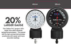 MDF Instruments Extra Large Gauge Calibra Pro Aneroid Sphygmomanometer + MDF Latex-Free Large Adult Replacement Blood Pressure Monitor Cuff D-Ring - Double Tube