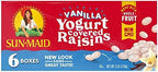 Sun-Maid • Yogurt Raisins Variety Pack (Pack Of 30), Vanilla (Pack Of 18), Chocolate (Pack Of 12), Dried Fruit, Non-GMO, Healthy Lunch Box Snack