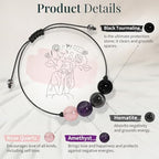 Crystal Healing Bracelets Gifts for Women: Mothers Day Gifts for Mom - Spiritual Natural Stone Empath Protection Bracelets Birthday Graduation Gifts for Friends Sister Mom Daughter