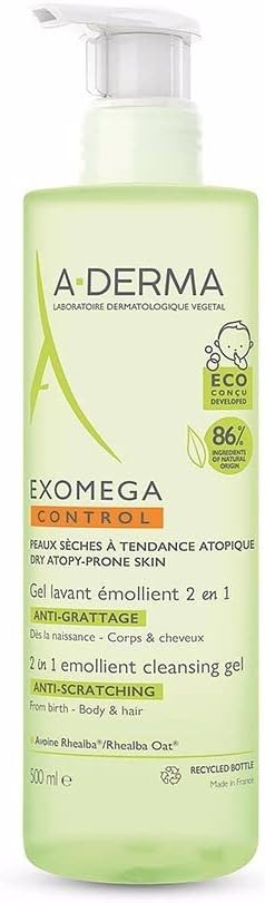 Aderma Exomega Gel Emoliente 2 En 1 500M