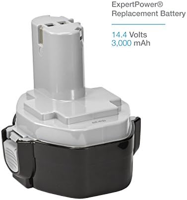 ExpertPower 2 Pack 14.4v 3000mAh NiMh Extended Battery for Makita 1433 1434 1435 1435F 192699-A 193158-3