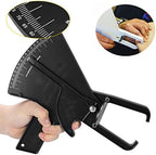 Yinhing Body Fat Caliper,0-80mm Accurate Skinfold Measurement Tool with Easy-Read Scale, Home Use Fitness & Tracker for Men and Women (Black)