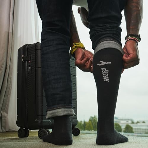 CEP 2024 New Flight Tall Compression Socks for Women | 20-30mmHg Lightweight Knee High Socks for Travel, Flying,and Driving